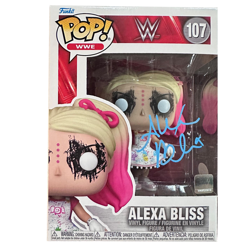 Alexa Bliss Autographed Funko #107 Pop