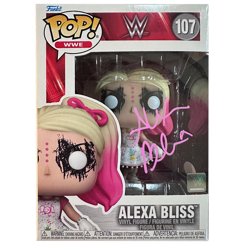 Alexa Bliss Autographed Funko #107 Pop