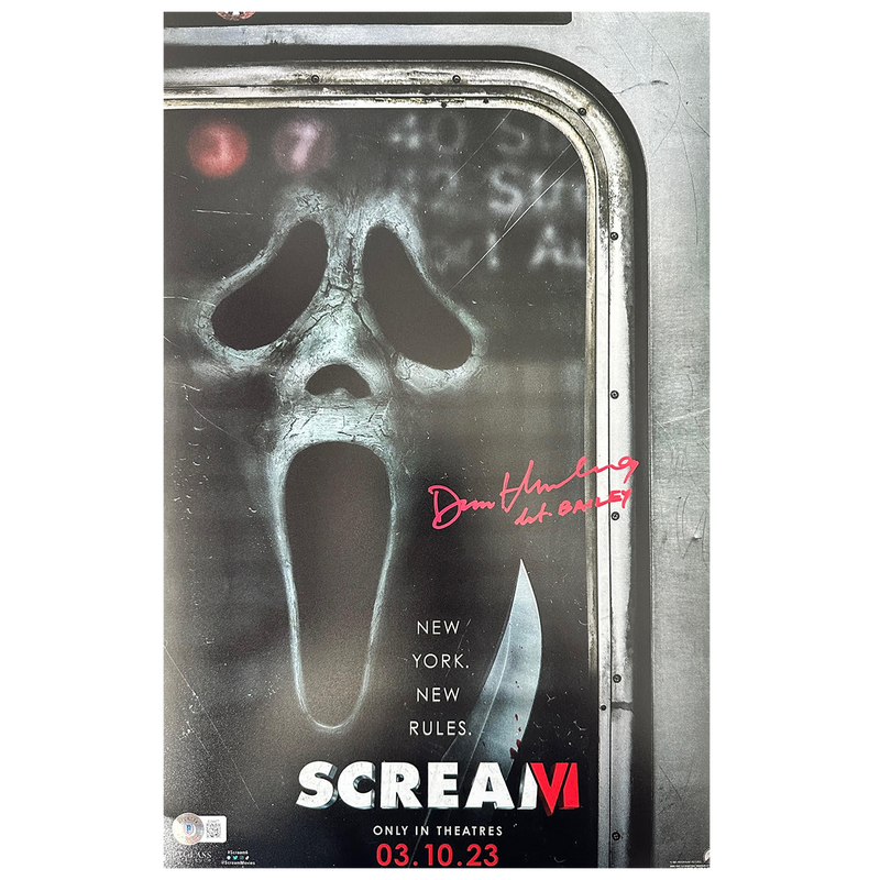 Dermot Mulroney Autographed Scream 6 Mini-Poster C