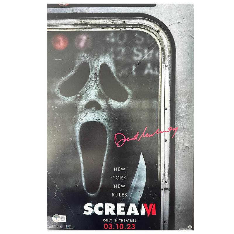 Dermot Mulroney Autographed Scream 6 Mini-Poster C