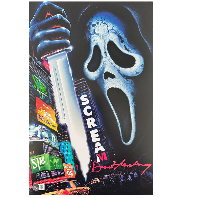Dermot Mulroney Autographed Scream 6 Mini-Poster E