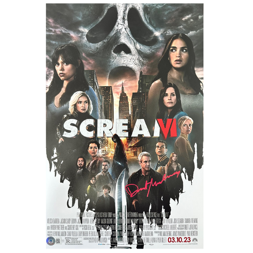 Dermot Mulroney Autographed Scream 6 Mini-Poster A