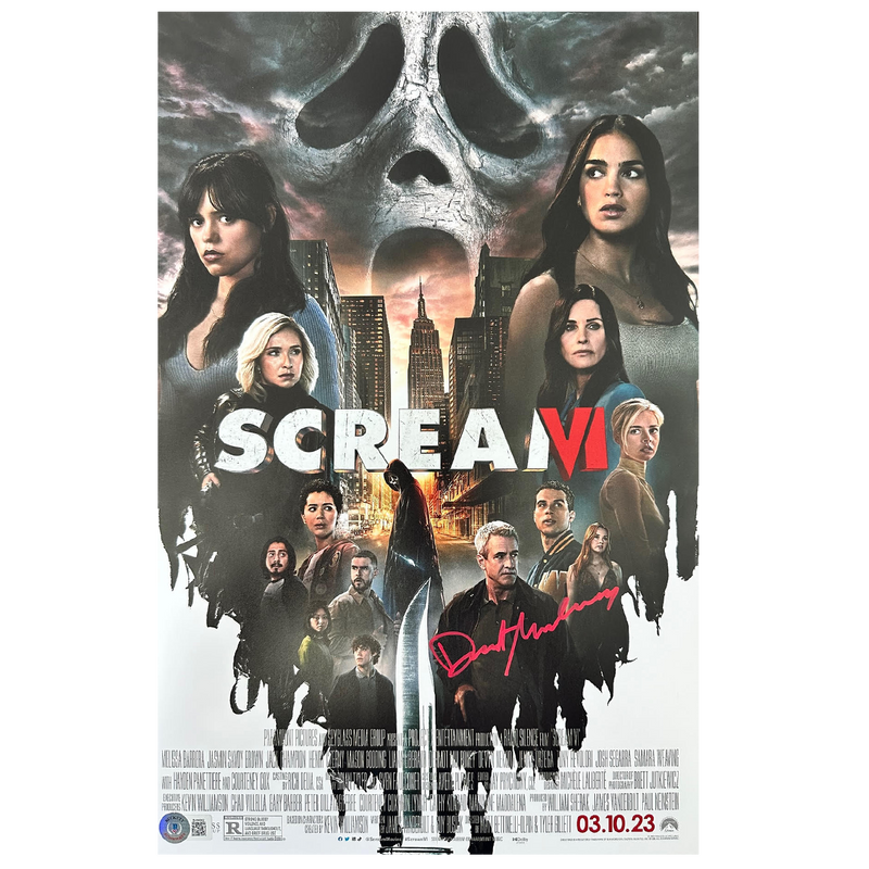 Dermot Mulroney Autographed Scream 6 Mini-Poster A