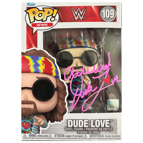 Mick Foley Autographed - Dude Love Funko Pop