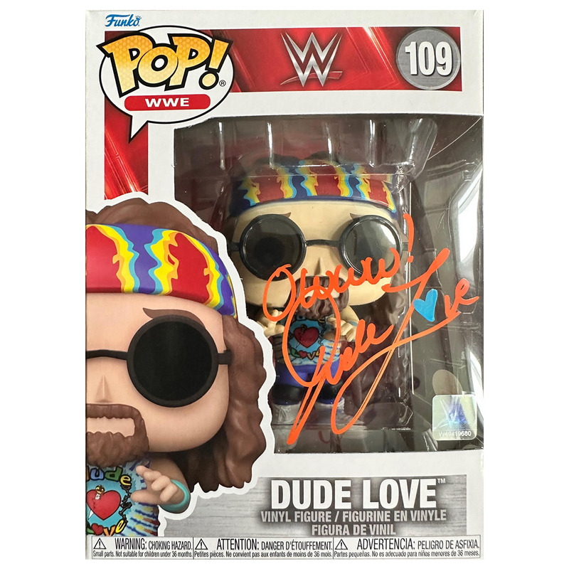 Mick Foley Autographed - Dude Love Funko Pop