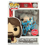 Mick Foley Autographed - Cactus Jack GameStop - Funko Pop