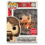 Mick Foley Autographed - Cactus Jack GameStop - Funko Pop