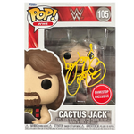 Mick Foley Autographed - Cactus Jack GameStop - Funko Pop