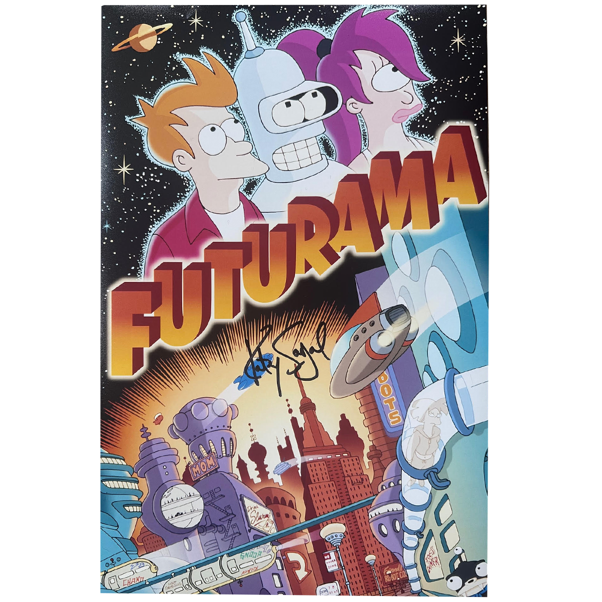 Katey Sagal - Autographed 'Futurama' Mini-Poster Katey Sagal - Autographed 'Futurama' Mini-Poster