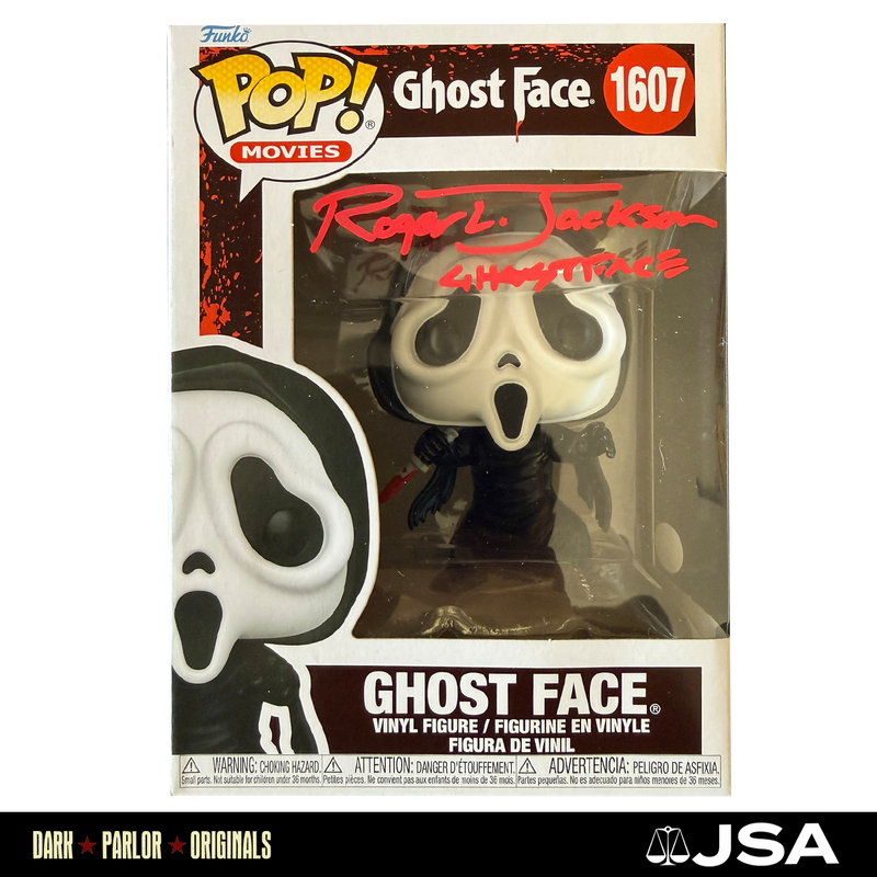 Roger L. Jackson Autograph Ghost Face Funko Pop #1607