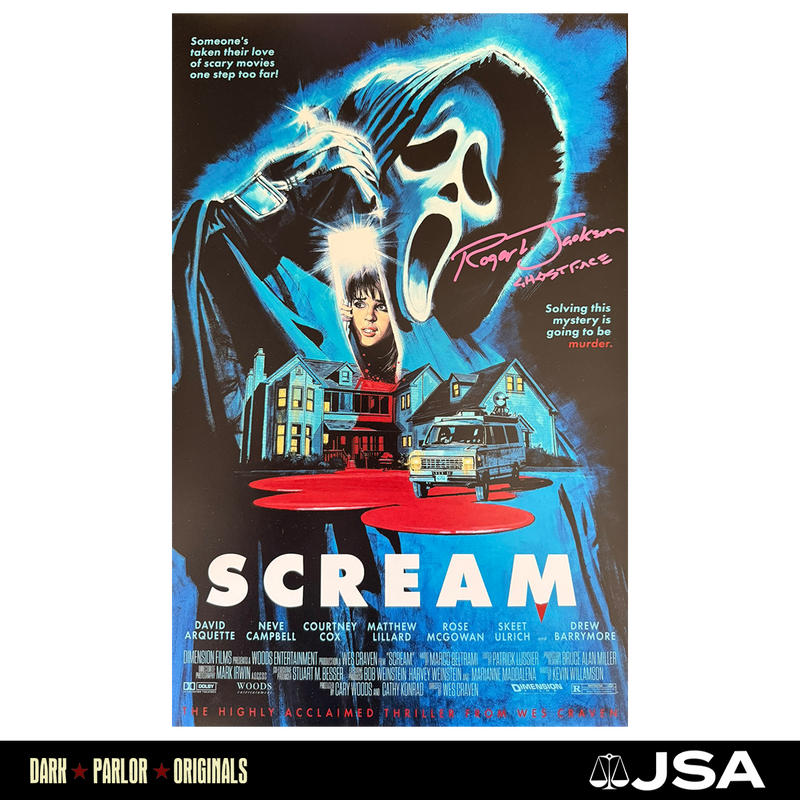 Roger L. Jackson Autograph Mini-Poster - Scream - A