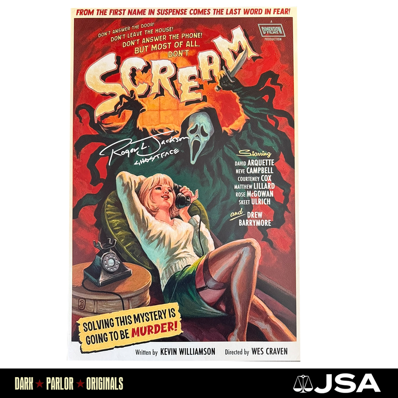 Roger L. Jackson Autograph Mini-Poster - Scream - B