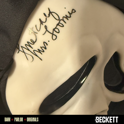Laurie Metcalf Autographed Ghost Face Mask B