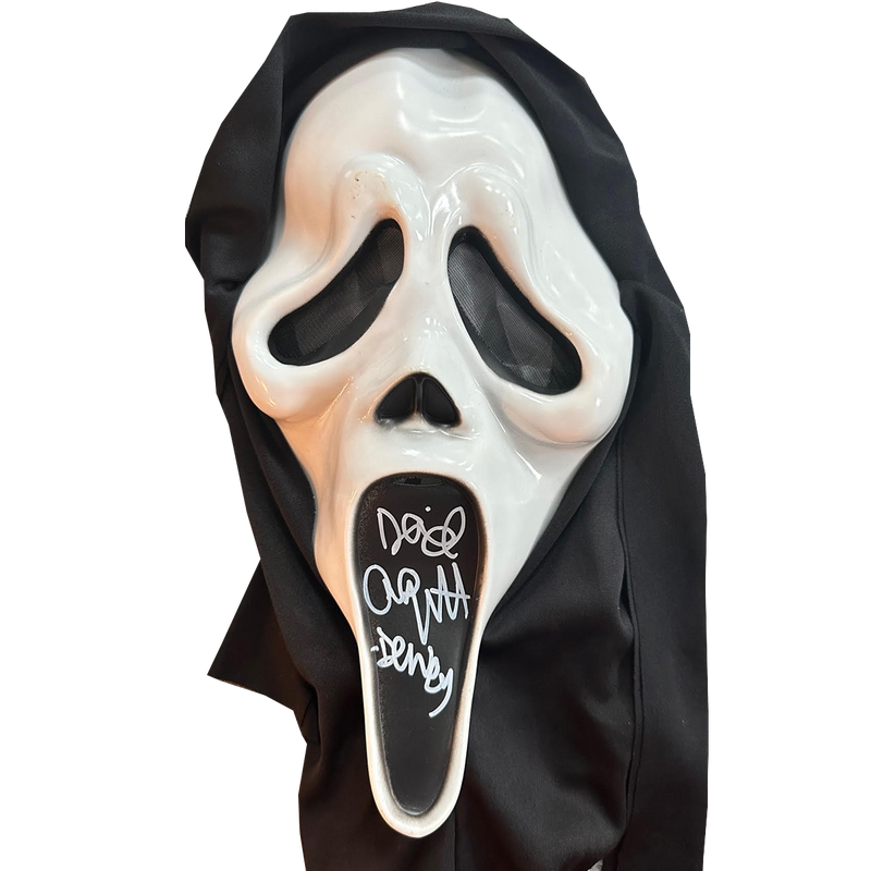 David Arquette Autographed 'Ghostface' Mask