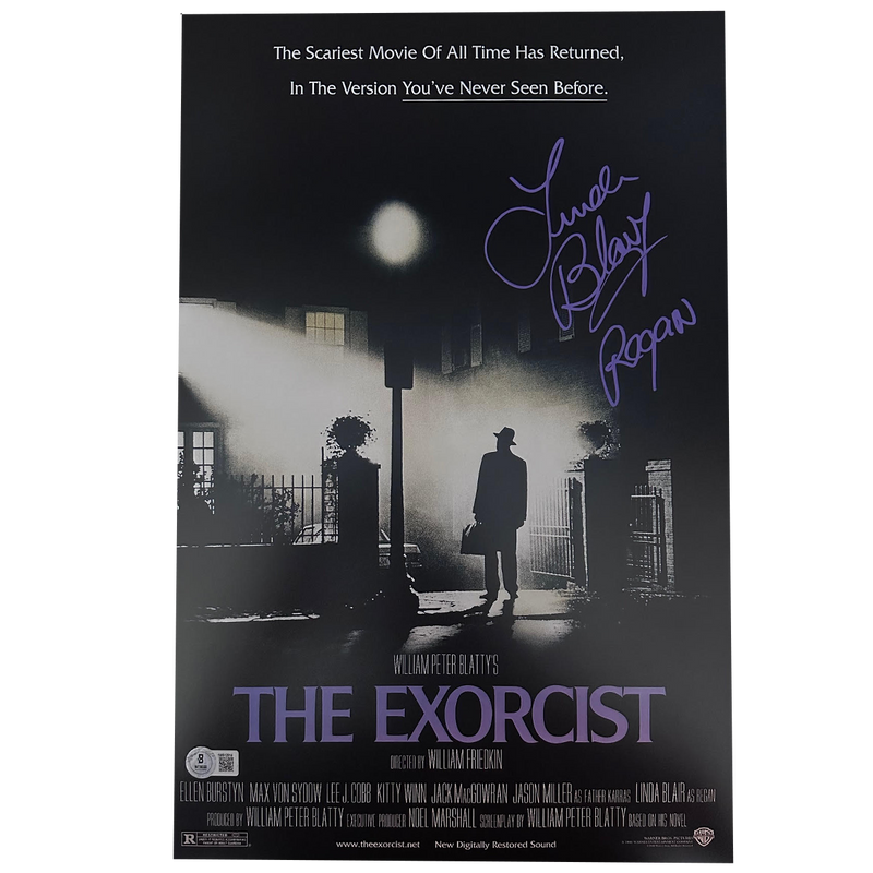 Linda Blair - Autographed Exorcist Mini-Poster A