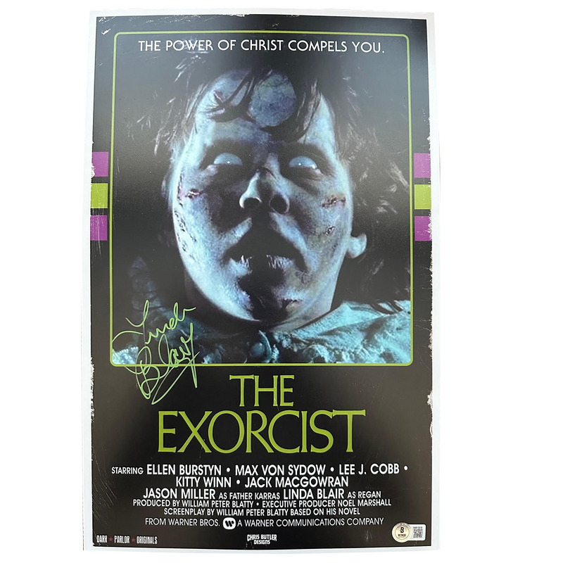 Linda Blair - Autographed Exorcist Mini-Poster B