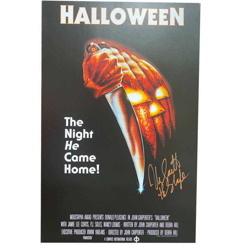 Nick Castle Autographed 'Halloween' Mini-Poster