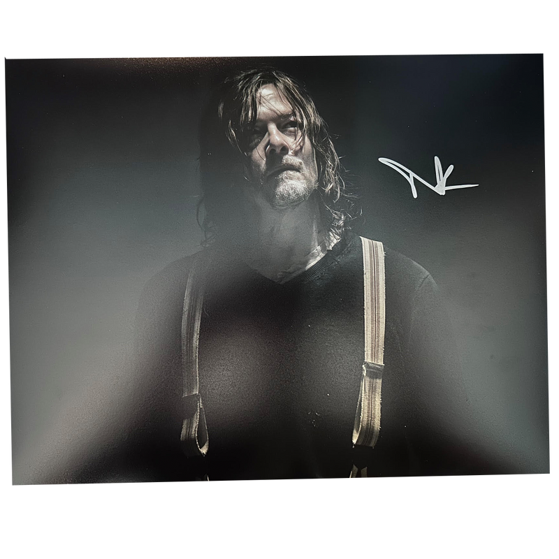 Norman Reedus - Autographed Daryl Dixon Photo B