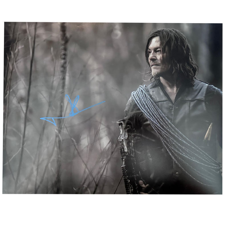 Norman Reedus - Autographed Daryl Dixon Photo C