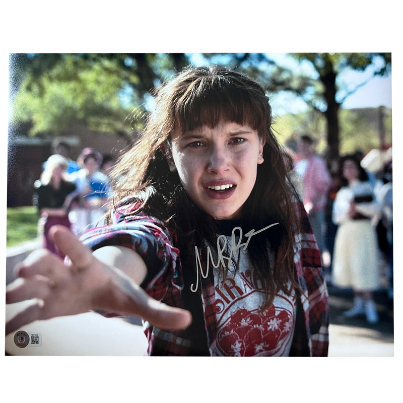 Millie Bobby Brown Autographed 11"x14" Photo D