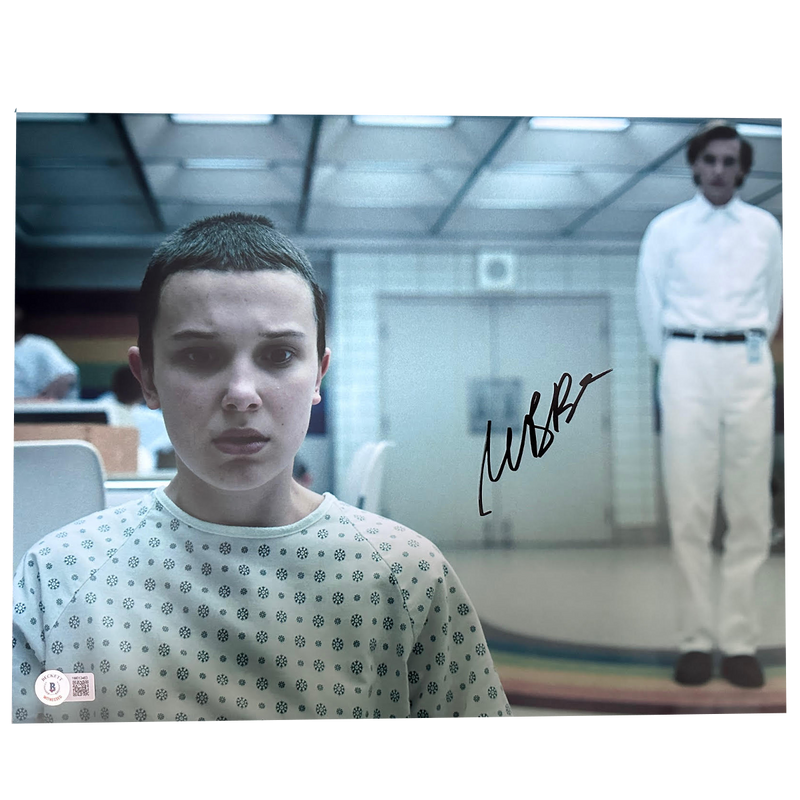 Millie Bobby Brown Autographed 11"x14" Photo J