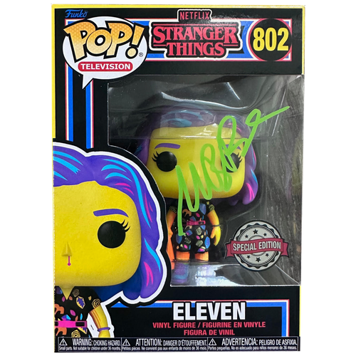 Millie Bobby Brown Autographed Funko - Black Light Special Edition