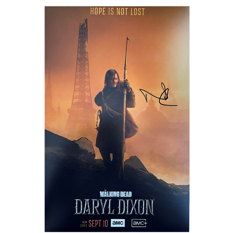 Norman Reedus - Autographed Daryl Dixon Mini-Poster A