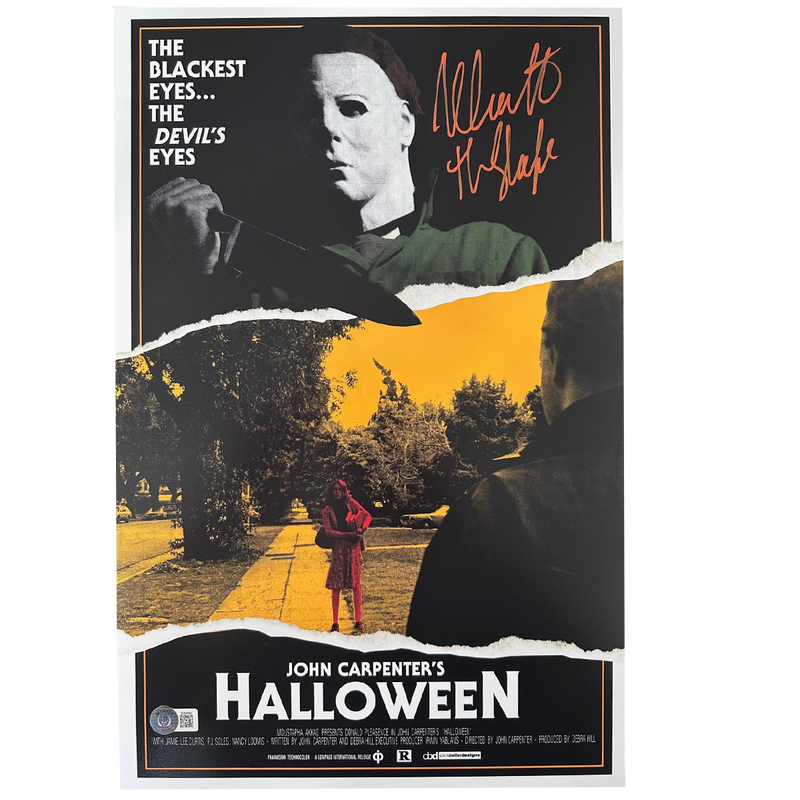Nick Castle Autographed Dark Parlor 'Halloween' Mini-Poster