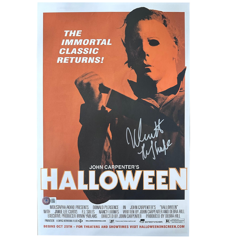 Nick Castle Autographed 'Orange' Mini-Poster