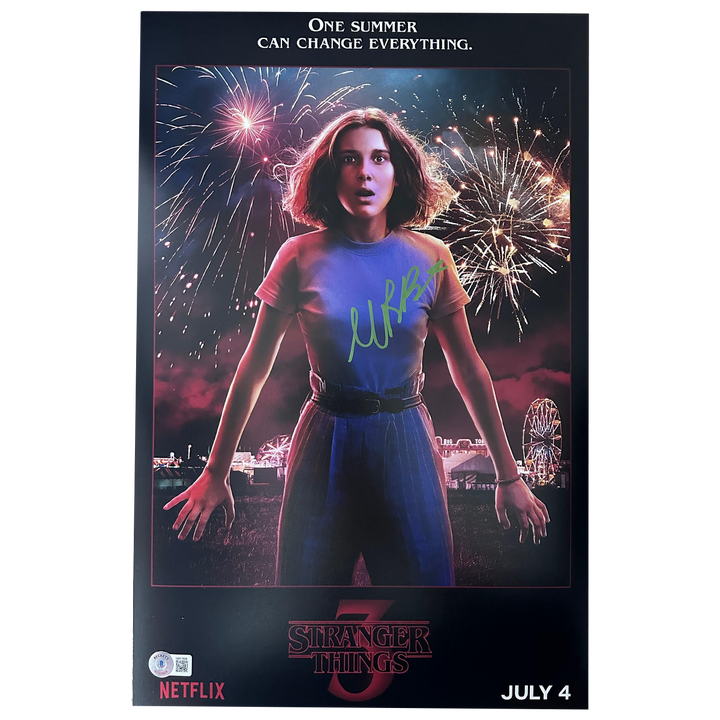 2021 MILLIE BOBBY BROWN直筆サイン ストレンジャーシングス Amazon.com: HWC Trading Millie Bobby Brown Stranger Things