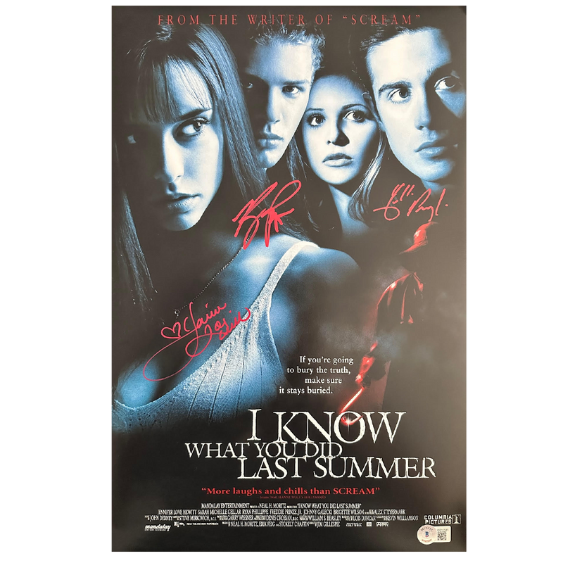 I Know What You Did Last Summer - Autographed Mini-Poster (3 Signatures)