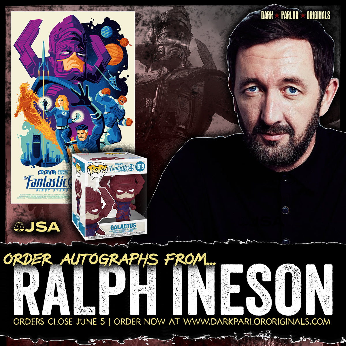 Ralph Inson Ralph Ineson Autograph Pre-Order – Dark Parlor Originals