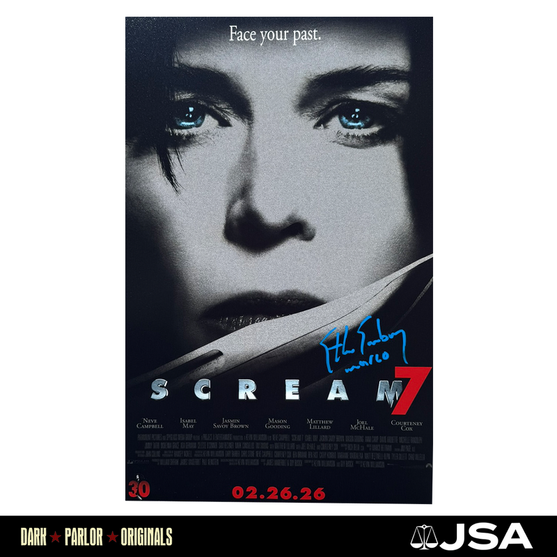 Ethan Embry Autographed Scream 7 Mini-Poster A – Dark Parlor Originals