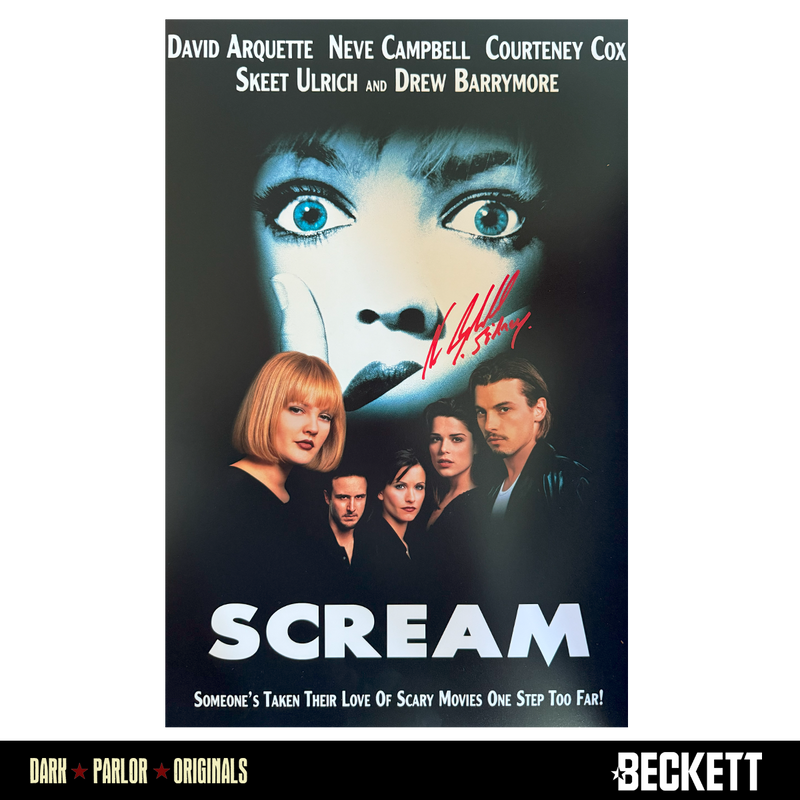 Neve Campbell Autographed Mini-Poster C
