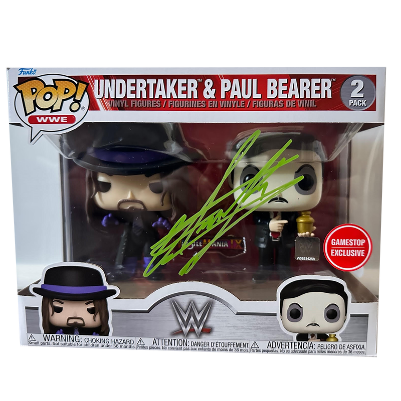 Undertaker Autographed Paul Bearer 2-Pack Funko