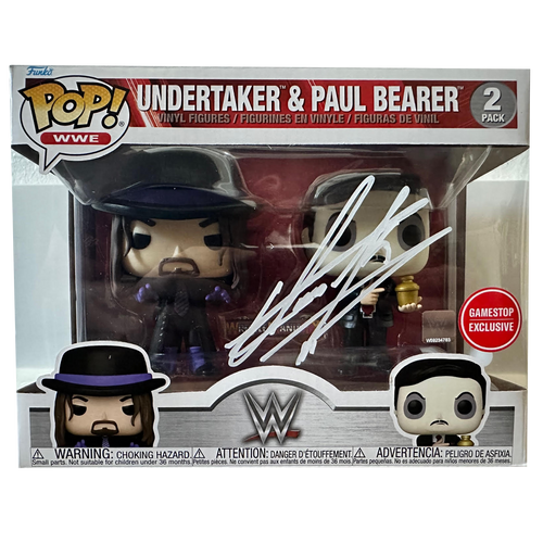 Undertaker Autographed Paul Bearer 2-Pack Funko