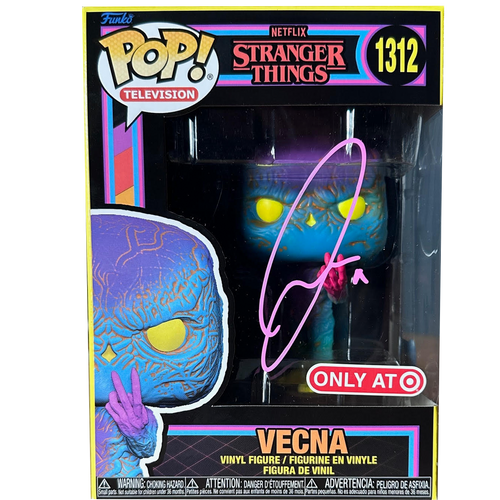 Jamie Campbell Bower Autograph - Target Exclusive Vecna Funko Pop