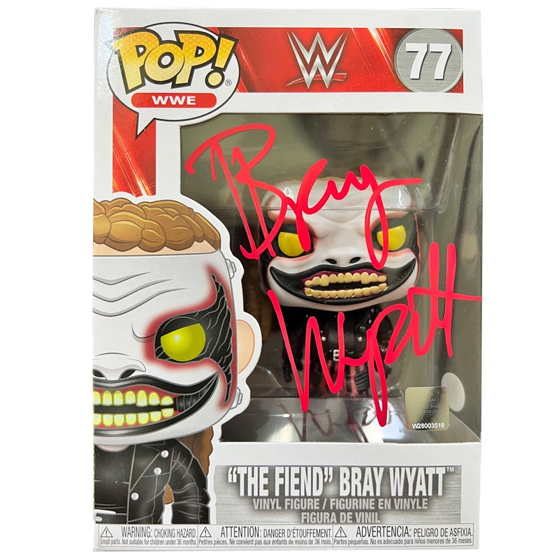 Bray Wyatt Autographed Fiend Pop
