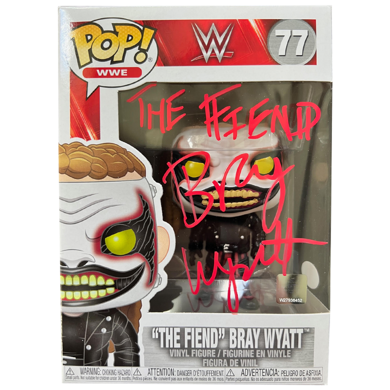 Bray Wyatt Autographed Fiend Pop