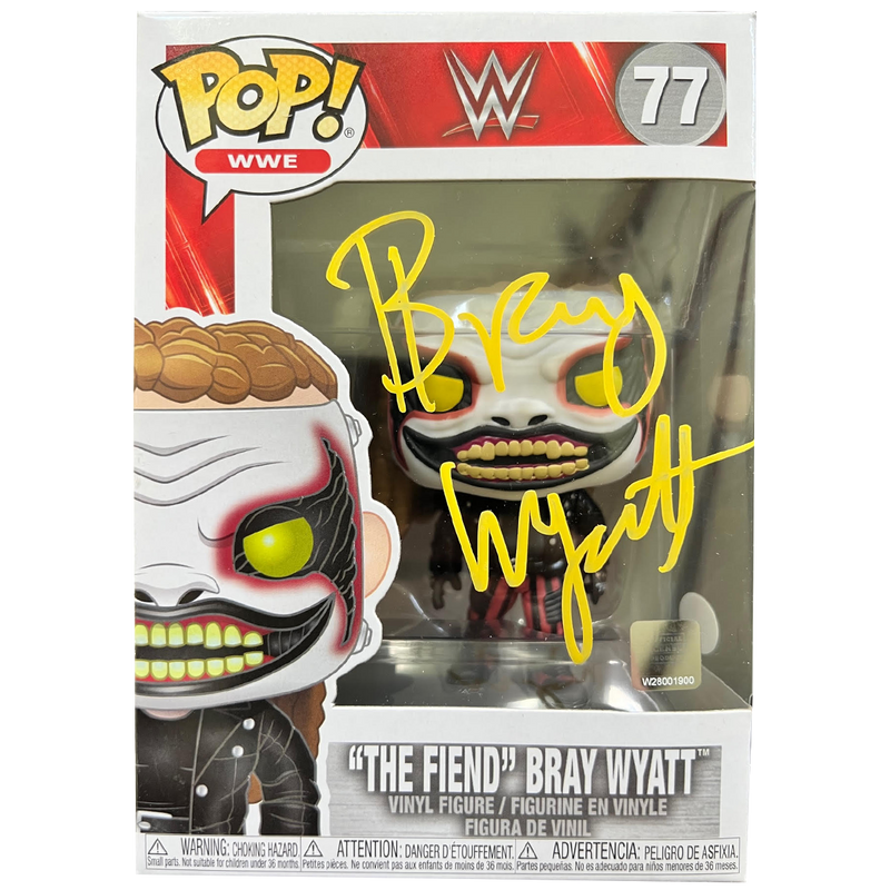 Bray Wyatt Autographed Fiend Pop