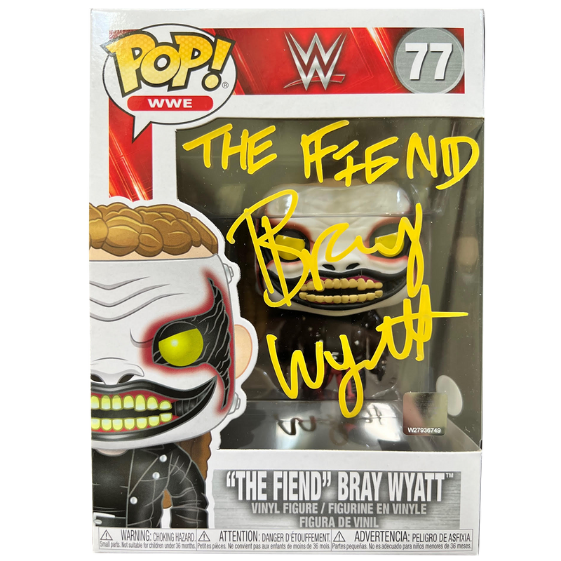 Bray Wyatt Autographed Fiend Pop