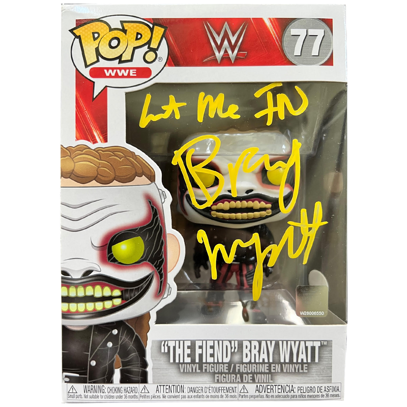 Bray Wyatt Autographed Fiend Pop