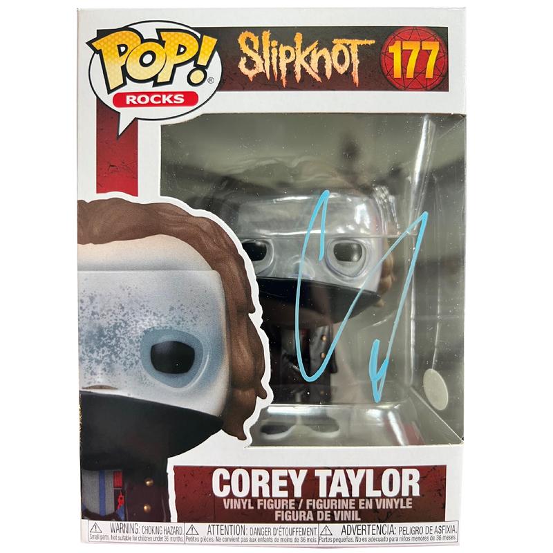 Corey Taylor Autographed Funko Pop