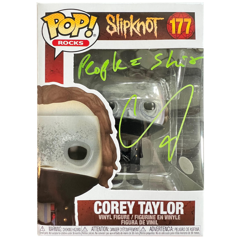 Corey Taylor Autographed Funko Pop