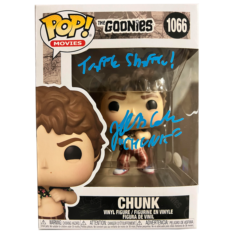 Jeff Cohen Autographed "Chunk" Pop