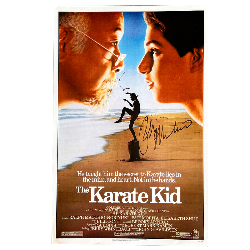 Ralph Macchio Autographed Karate Kid Poster