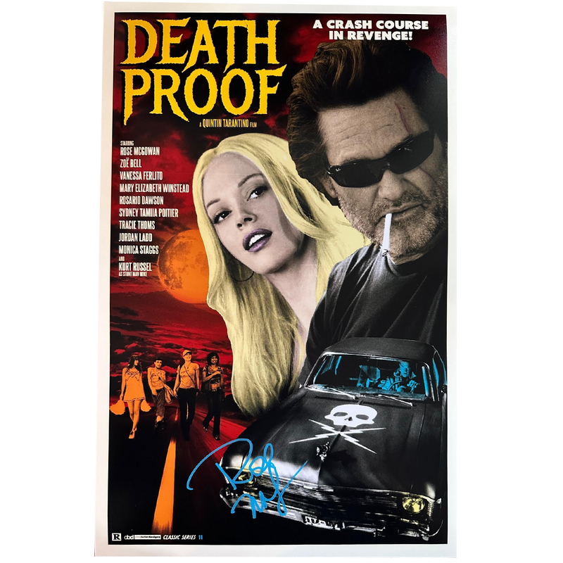 Rose McGowan Autographed Death Proof Mini-Poster - DPO Exclusive