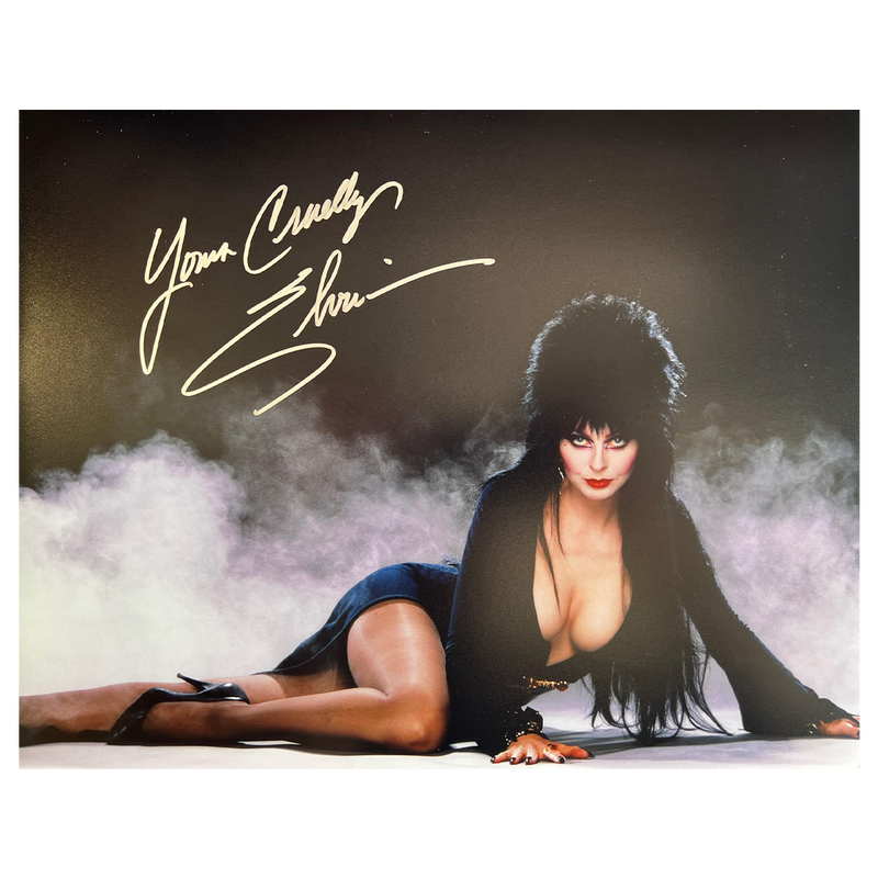 Elvira Autographed 11"x14" Photo