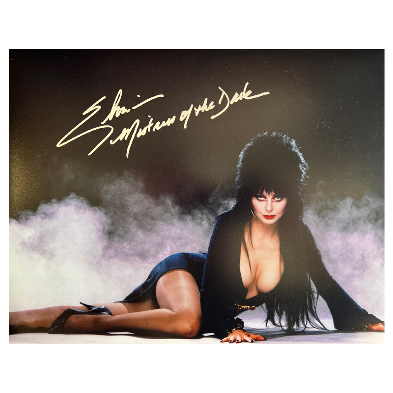 Elvira Autographed 11"x14" Photo