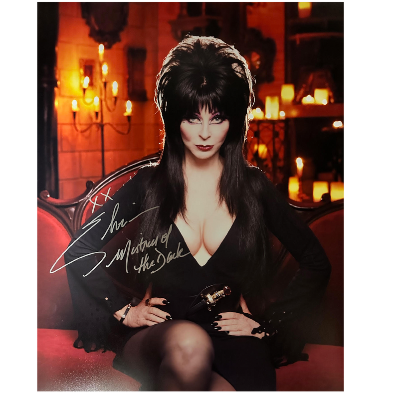 Elvira Autographed 11"x14" Photo B